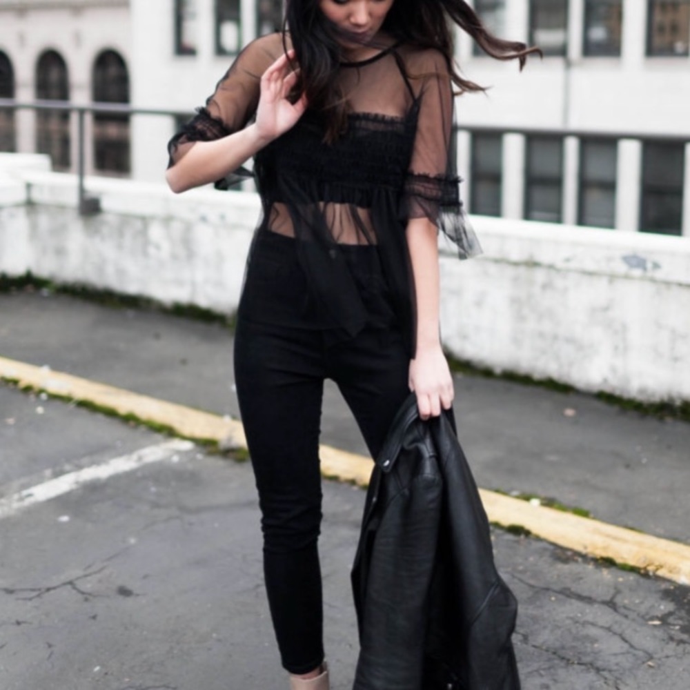 Chelsea 28 Tulle Babydoll Top From Nordstrom
